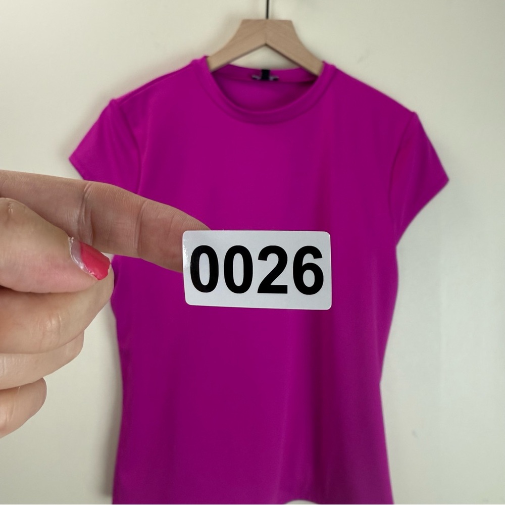 Express Short Sleeve Tee in Bright Magenta - Picture 7 of 7